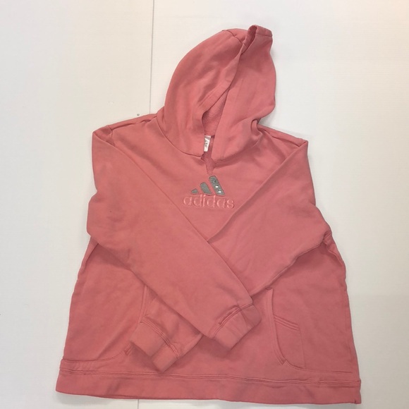 womens pink adidas hoodie